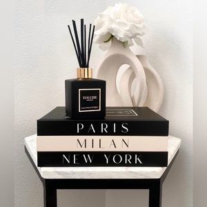 Fashion Faux Decorative Books for Home Decor, Coffee Table, Hardcover, Set of 3